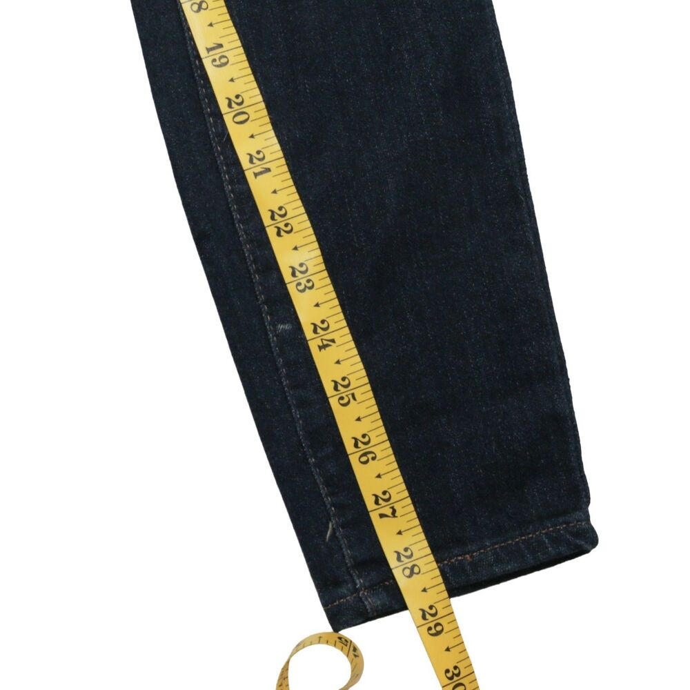 Levi Strauss Signature Mid Rise Skinny Jeans Dark Wash Women's Size 2 Stretch - Picture 4 of 8